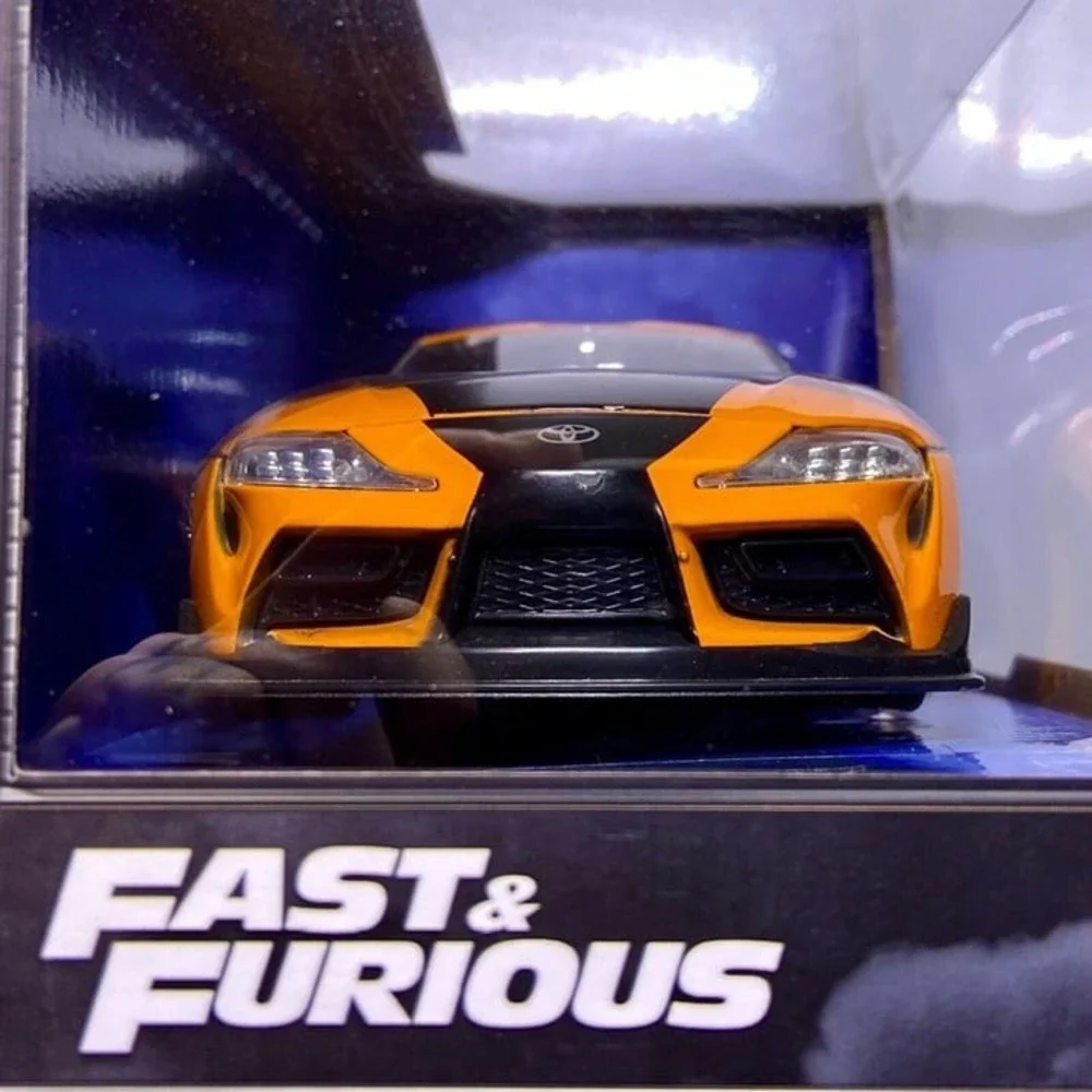 Jada Toyota GR Supra Fast & Furious F9 Orange‎ Die-cast 1:24 Model Car NIP 2022